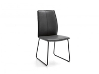 Niehoff MĂ&para;bel Indoor Niehoff Capri Design-Stuhl Gestell schwarz, Bezug Prisma