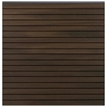 GrojaSolid Rhombus Steckzaun-Set Walnuss co-extrudiert 180x180cm 4250260974450