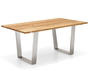 Niehoff Möbel Outdoor Niehoff Noah Tisch, Trapezkufe, Tischplatte Teak, 200cm
