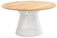 Niehoff MĂ&para;bel Outdoor Niehoff Acore Gartentisch Ivory rund 140cm, Gestell
