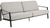 Brafab Lyra 2,5-Sitzer Sofa 193cm, Gestell Edelstahl schwarz, inkl. Polster