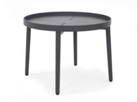 Niehoff MĂ&para;bel Outdoor Niehoff Kuta Beistelltisch rund 50cm, H=34cm, anthrazit