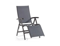 Sieger MĂ&para;bel Sieger Bodega Relaxsessel Aluminium eisengrau klappbar 4003348603113
