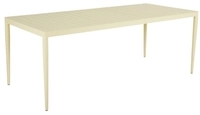 Brafab Bigby Diningtisch Aluminium 195x90cm, Lemon 7393260053477