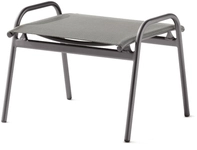 Sieger Exclusiv FreizeitmĂ&para;bel Sieger Sirio Hocker, Aluminium eisengrau