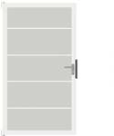 GroJa Ambiente Glastor DIN rechts ESG 100x180cm Blockstreifen-Rahmen EV1