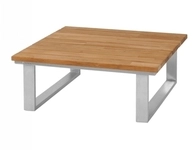 Zebra Belvedere Lounge Kaffeetisch 76x76x38,5cm Tischplatte Teak 4025806033652