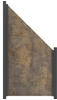 GroJa Stone Fence Keramik Rostoptik schräg 90x180-90cm 4250260966356