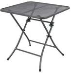 MWH Cafe Latte Tisch Iron Grey 70x70cm, klappbar 4260440951553