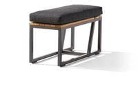 Sieger Exclusiv Passion Sieger Havanna Lounge Bank-Beistelltisch 69x32x43cm Alu