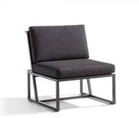 Sieger Exclusiv Passion Sieger Havanna Lounge Mittelelement Alu eisengrau mit