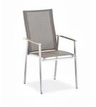 Niehoff MĂ&para;bel Outdoor Niehoff Scalea Hochlehner, taupe, Armlehnauflage Teakholz