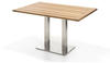 Niehoff Möbel Outdoor Niehoff Bistro Tisch rechteckig 120x81cm, Teak recycelt