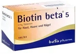 Biotin Beta 5 5mg Tabletten