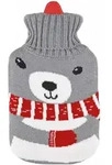 W&auml;rmflasche Baby 1 l mit Rollkragenpullover Bezug