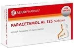 Paracetamol AL 125 Z&auml;pfchen bei akuten Schmerzen und Fieber