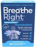 Besser Atmen Breathe Right Nasenstrips Transparent