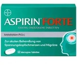 Aspirin Forte 1000 mg &uuml;berzogene Tabletten