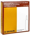 Natriumhydrogencarbonat B.braun 8,4% Glas