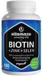 Biotin 10 Mg Hochdosiert+zink+selen Tabletten