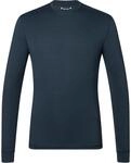 super.natural Herren Merino Langarm Shirt TUNDRA 175 blueberry - S