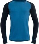 Devold Herren Langarm Shirt Merino 205 DUO ACTIVE blue/ink - L