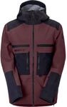 Scott Herren Hardshell-Jacke VERTIC UTILITY 3L cocoa red/black - L