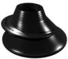 Waterproof Silikon Halsmanschette - Größe: Small - Farbe: schwarz