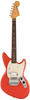Fender Kurt Cobain Jag-Stang RW Fiesta Red Electric Guitar with Deluxe Gig Bag