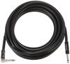 Fender Professional Series Straight to Right-Angled Jack Cable, 7.5m (Black)