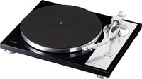 TEAC TN-4D klassischer Plattenspieler mit Direktantriebsmotor (schwarz)