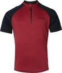 Vaude Tamaro III Fahrradtrikot Herren (schwarz / karminrot) Gr&ouml;&szlig;e:S Rot