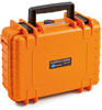 B&W International B&W Outdoor Case Typ 1000 4,1 l - Orange Mit Schaumstoffeinsatz