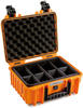 B&W International B&W Outdoor Case Typ 3000 11,7 l - Orange Mit Variabler
