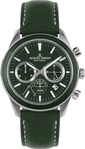 Jacques Lemans 1-2115D, Jacques Lemans Eco Power 1-2115D Herrenchronograph Gr&uuml;n