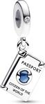 Pandora Aufklappbarer Reisepass Charm-Anh&auml;nger 792680C01 Anh&auml;nger