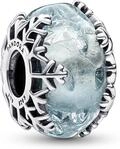 Pandora Winterblaue Schneeflocke Murano-Charm 792377C00 Anh&auml;nger