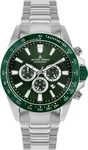 Jacques Lemans 1-2140G, Jacques Lemans Liverpool 1-2140G Herrenchronograph Gr&uuml;n