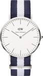 Daniel Wellington Classic Glasgow 0204DW Herrenarmbanduhr flach & leicht