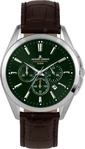 Jacques Lemans 1-1945.1C, Jacques Lemans Derby 1-1945.1C Herrenchronograph Gr&uuml;n