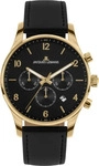 Jacques Lemans 1-2126D, Jacques Lemans London 1-2126D Herrenchronograph Schwarz male,