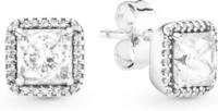 Pandora Quadratischer funkelnder Strahlenkranz Ohrstecker 290591CZ Ohrringe