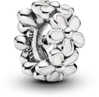 Pandora Wei&szlig;e G&auml;nsebl&uuml;mchen Zwischenelement 791495EN12 Anh&auml;nger