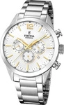 Festina F20343/1, Festina Timeless Chronograph F20343/1 Herrenchronograph Wei&szlig; male,