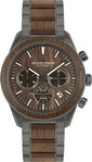 Jacques Lemans 1-2115K, Jacques Lemans Eco Power 1-2115K Herrenchronograph Braun