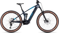 Cube Stereo Hybrid 140 HPC SLX 750 Blau Modell Aktion