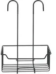 Wenko Dusch-Caddy Milo schwarz Edelstahl 25 x 36 x 14 cm ohne Bohrung