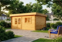 Alpholz Gartenhaus Spree B Pinie