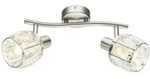 Globo 54356-2 Kris Strahler Metall Nickel Matt, 2X E14