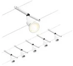 CorDuo Seilsystem Salt Basisset GU5,3 max. 5x10W 230/12V Wei&szlig; matt Chrom